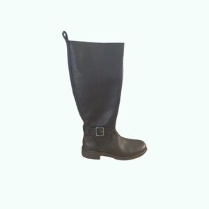 UGG Black Boots with Buckle Detail